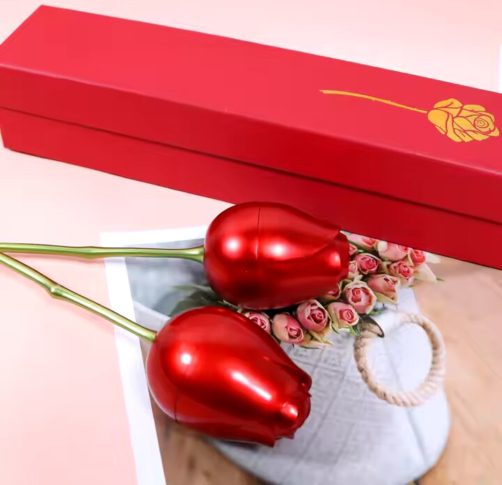 Meta rose with Daimond set.